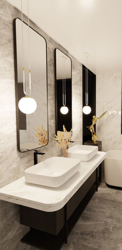 Emibig Lighting Taklampa GLAM 1 VIT/OPAL