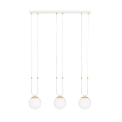 Emibig Lighting Taklampa GLAM 3 VIT/OPAL