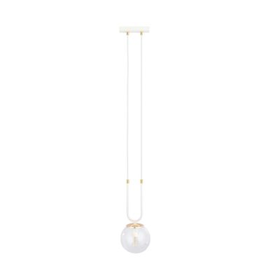 Emibig Lighting Taklampa GLAM 1 VIT/TRANSPARENT