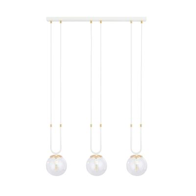 Emibig Lighting Taklampa GLAM 3 VIT/TRANSPARENT