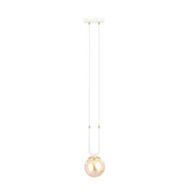 Emibig Lighting Taklampa GLAM 1 VIT/HONUNG