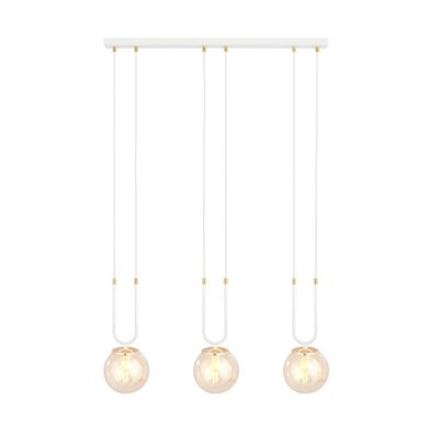 Emibig Lighting Taklampa GLAM 3 VIT/HONUNG