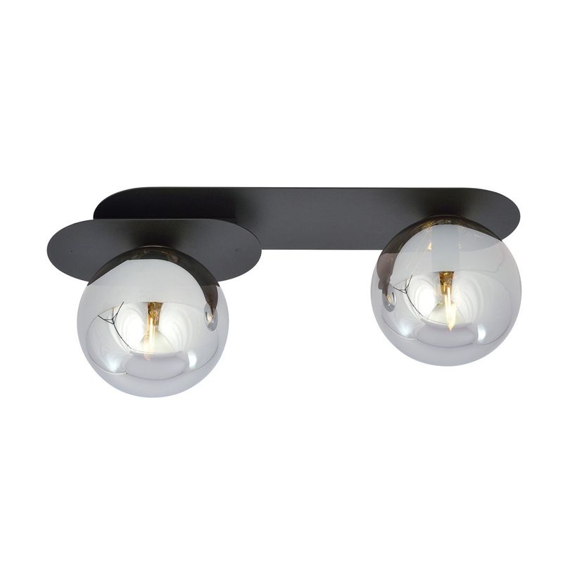 Emibig Lighting Taklampa PLAZA 2 SVART/GRAFIT