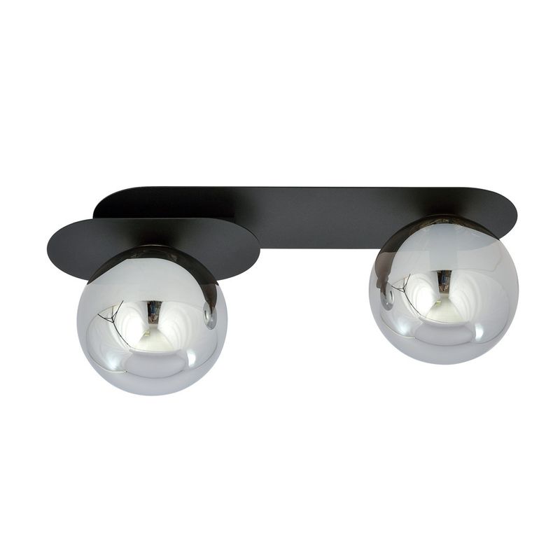 Emibig Lighting Taklampa PLAZA 2 SVART/GRAFIT