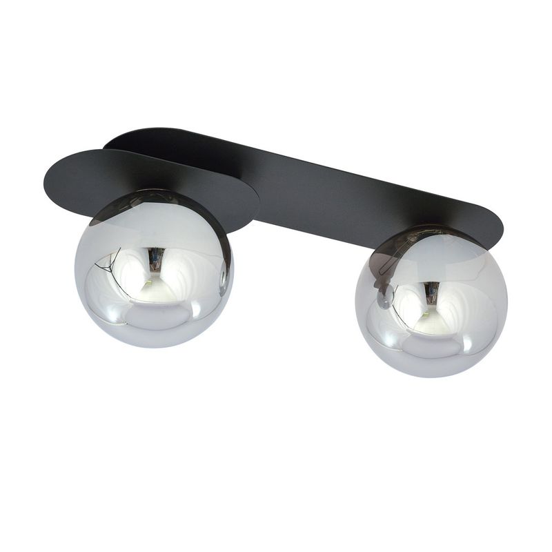 Emibig Lighting Taklampa PLAZA 2 SVART/GRAFIT