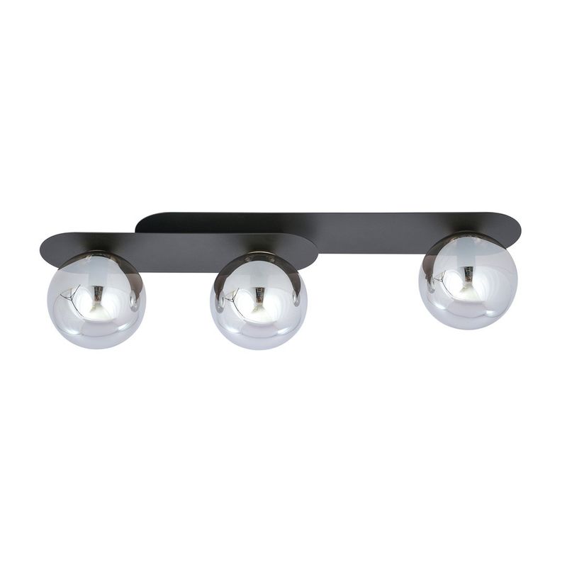 Emibig Lighting Taklampa PLAZA 3 SVART/GRAFIT