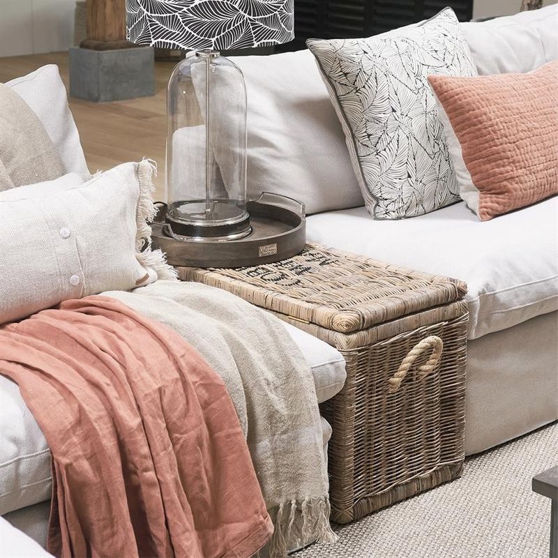 Riviera Maison Cobblers Wharf kista 93x40 cm natur