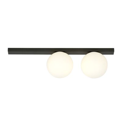 Emibig Lighting Taklampa FIT 2 SVART/OPAL