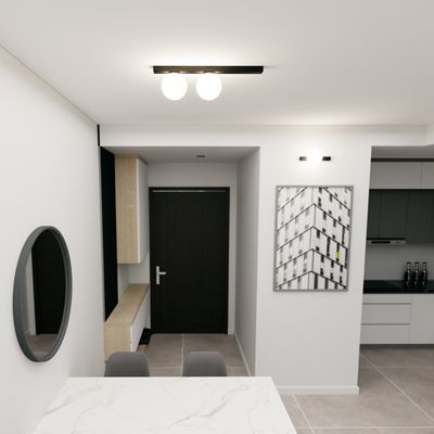 Emibig Lighting Taklampa FIT 2 SVART/OPAL
