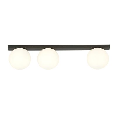 Emibig Lighting Taklampa FIT 3 SVART/OPAL