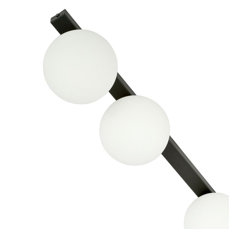 Emibig Lighting Taklampa FIT 3 SVART/OPAL