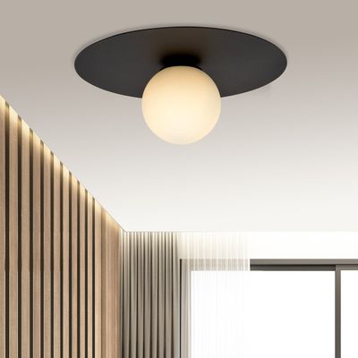 Emibig Lighting Taklampa SOLAR 1 SVART/OPAL