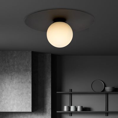 Emibig Lighting Taklampa SOLAR 1 SVART/OPAL