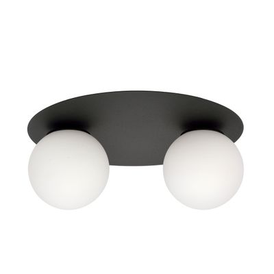 Emibig Lighting Taklampa SOLAR 2 SVART/OPAL