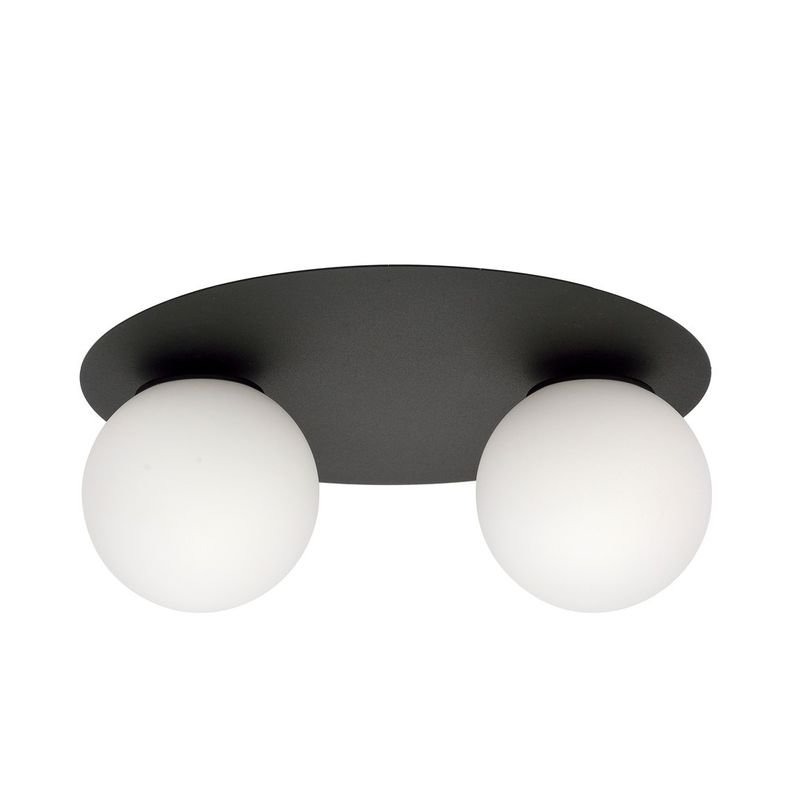 Emibig Lighting Taklampa SOLAR 2 SVART/OPAL