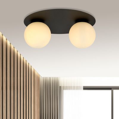 Emibig Lighting Taklampa SOLAR 2 SVART/OPAL