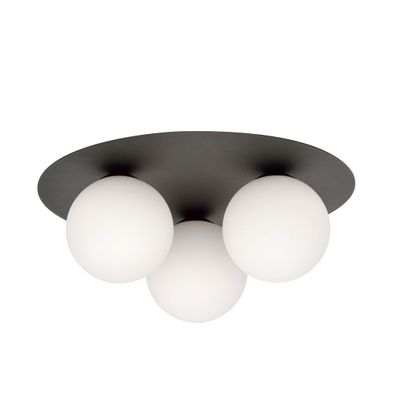 Emibig Lighting Taklampa SOLAR 3 SVART/OPAL