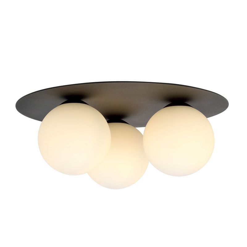 Emibig Lighting Taklampa SOLAR 3 SVART/OPAL