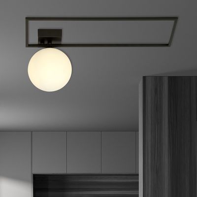 Emibig Lighting Taklampa IMAGO 1A SVART/OPAL