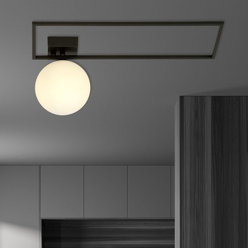 Emibig Lighting Taklampa IMAGO 1A SVART/OPAL
