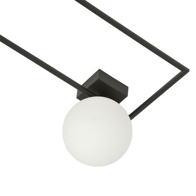 Emibig Lighting Taklampa IMAGO 1A SVART/OPAL
