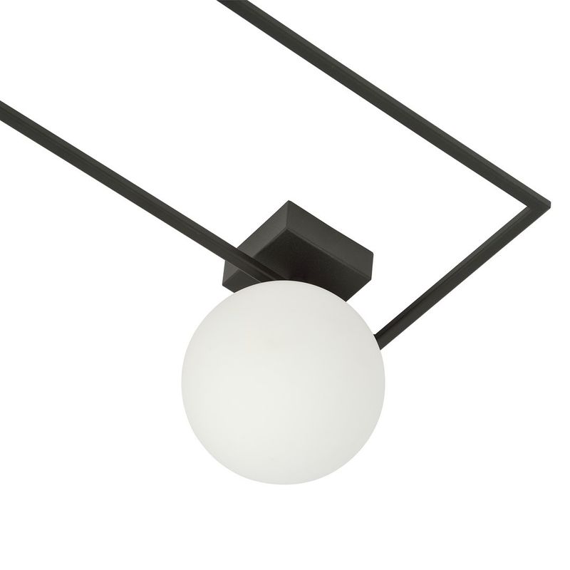 Emibig Lighting Taklampa IMAGO 1A SVART/OPAL