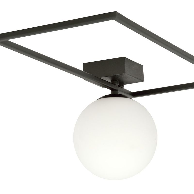 Emibig Lighting Taklampa IMAGO 1A SVART/OPAL
