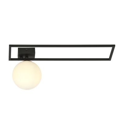 Emibig Lighting Taklampa IMAGO 1B SVART/OPAL