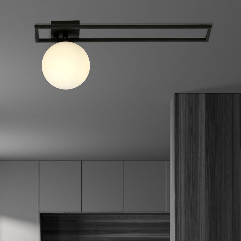 Emibig Lighting Taklampa IMAGO 1C SVART/OPAL