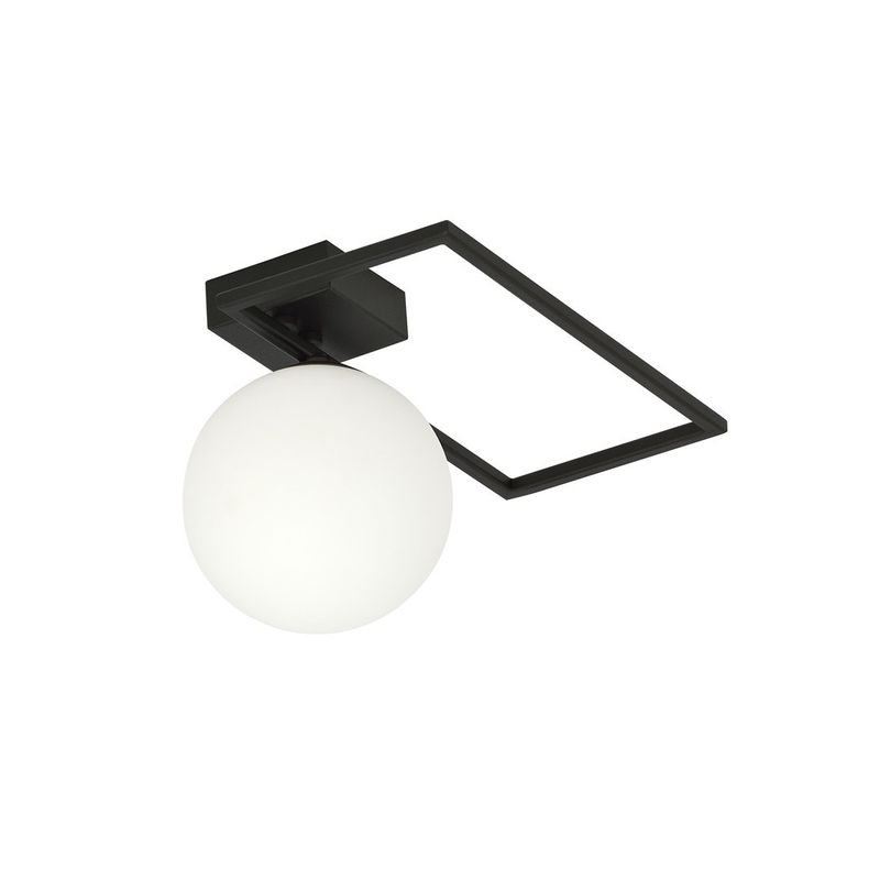 Emibig Lighting Taklampa IMAGO 1D SVART/OPAL