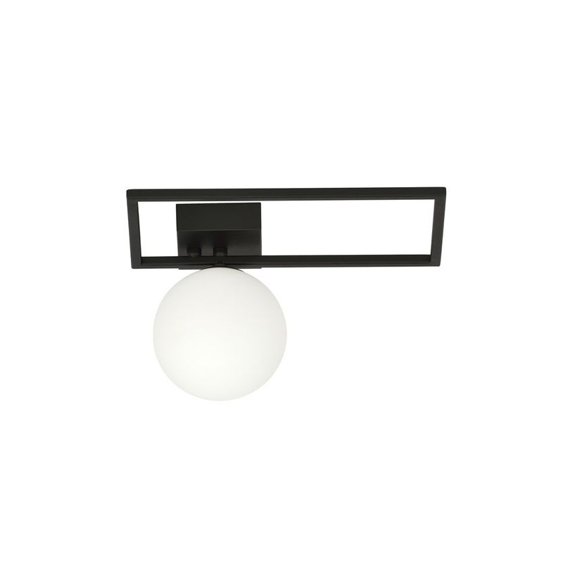 Emibig Lighting Taklampa IMAGO 1D SVART/OPAL