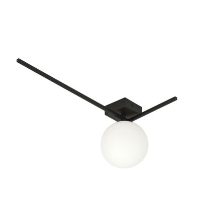 Emibig Lighting Taklampa IMAGO 1F SVART/OPAL