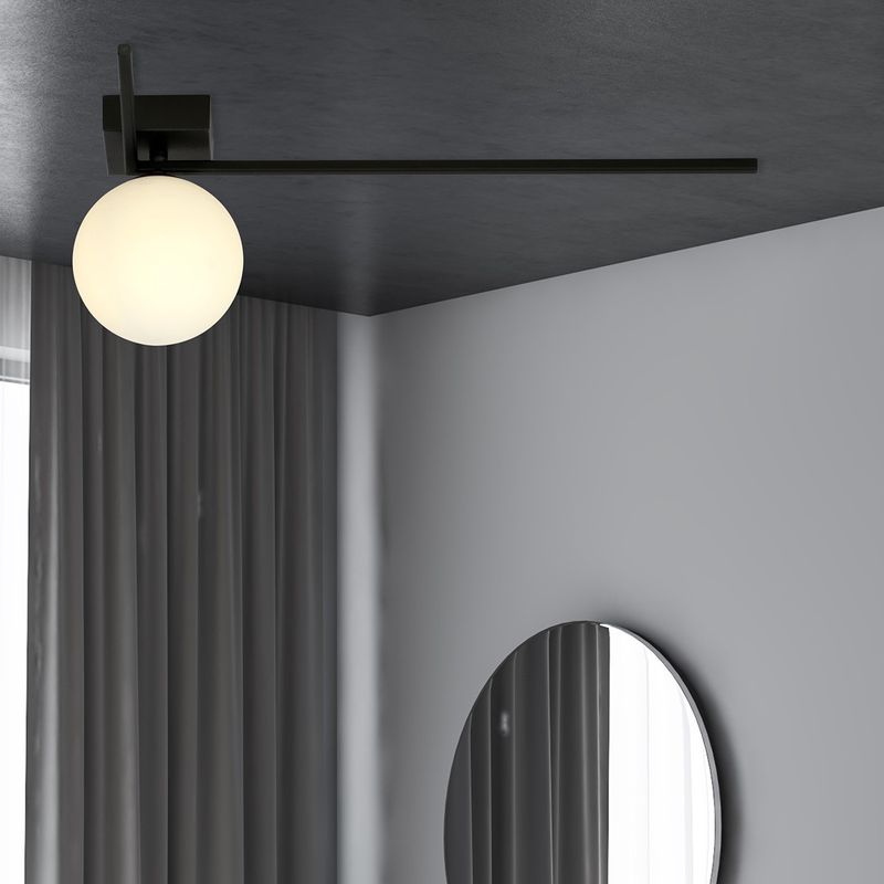 Emibig Lighting Taklampa IMAGO 1F SVART/OPAL
