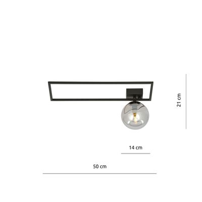 Emibig Lighting Taklampa IMAGO 1A SVART/GRAFIT