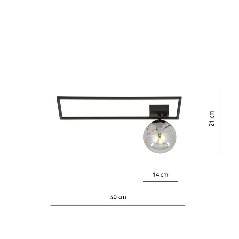 Emibig Lighting Taklampa IMAGO 1A SVART/GRAFIT