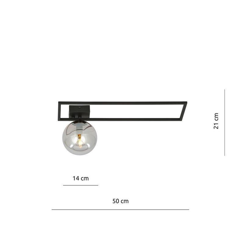 Emibig Lighting Taklampa IMAGO 1B SVART/GRAFIT