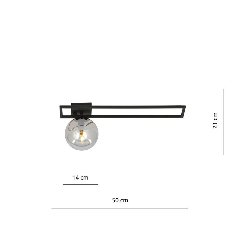Emibig Lighting Taklampa IMAGO 1C SVART/GRAFIT