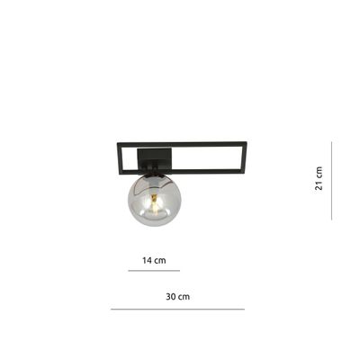 Emibig Lighting Taklampa IMAGO 1D SVART/GRAFIT