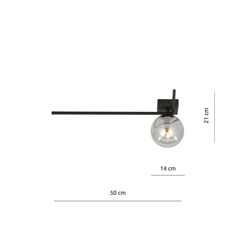 Emibig Lighting Taklampa IMAGO 1F SVART/GRAFIT