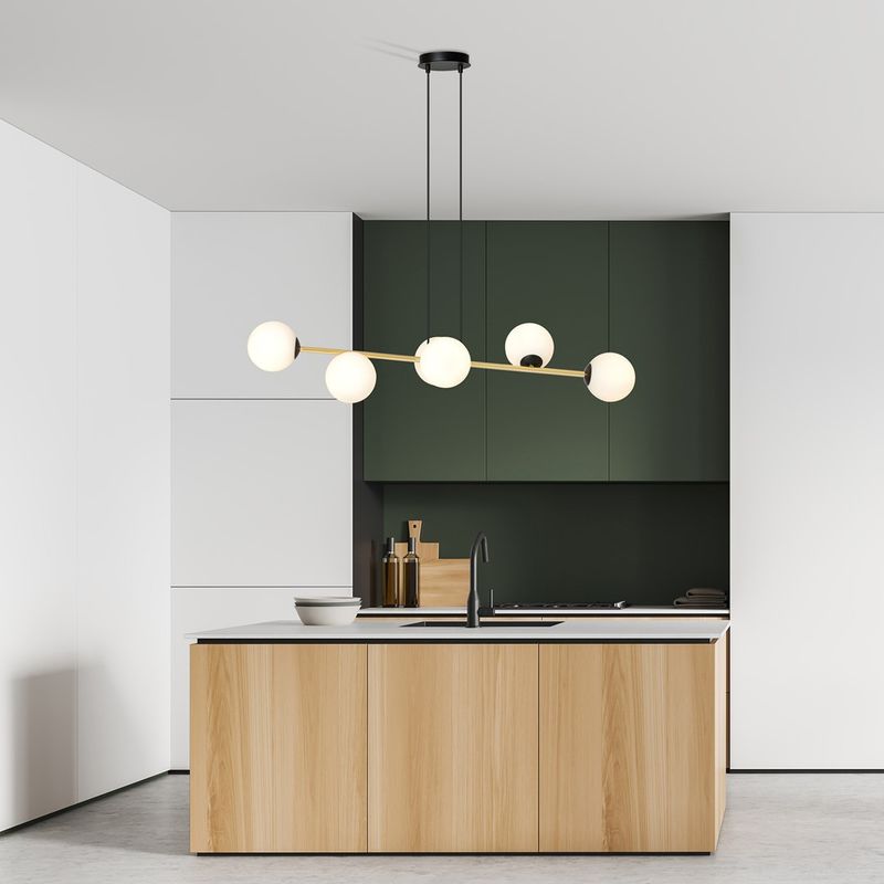 Emibig Lighting Taklampa GRAVITY 6 BL OPAL