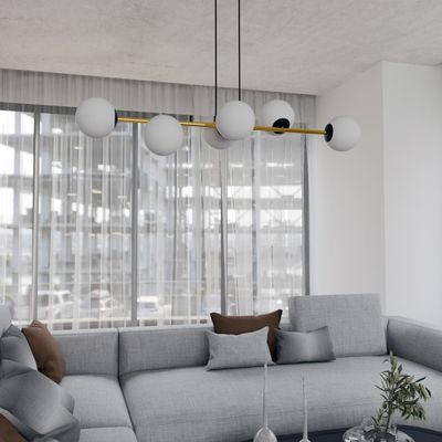 Emibig Lighting Taklampa GRAVITY 6 BL OPAL