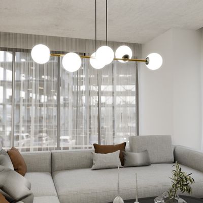 Emibig Lighting Taklampa GRAVITY 6 BL OPAL