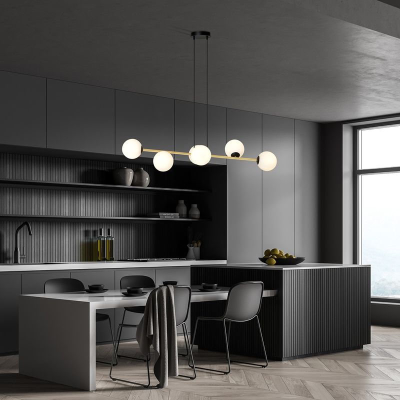 Emibig Lighting Taklampa GRAVITY 6 BL OPAL