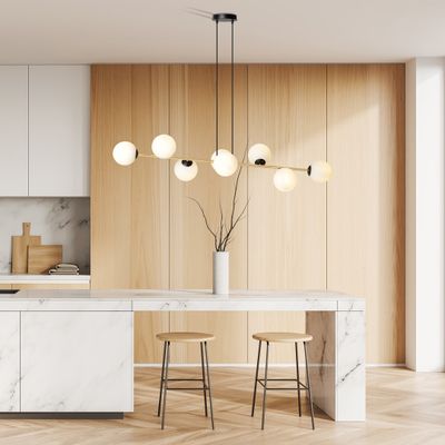 Emibig Lighting Taklampa GRAVITY 8 BL OPAL