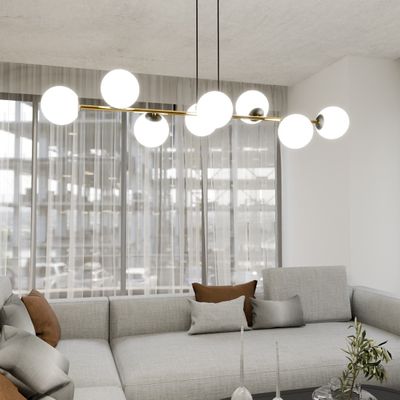Emibig Lighting Taklampa GRAVITY 8 BL OPAL