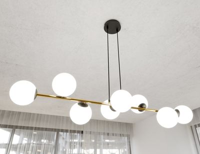 Emibig Lighting Taklampa GRAVITY 8 BL OPAL