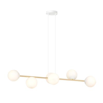 Emibig Lighting Taklampa GRAVITY 6 VIT GULD