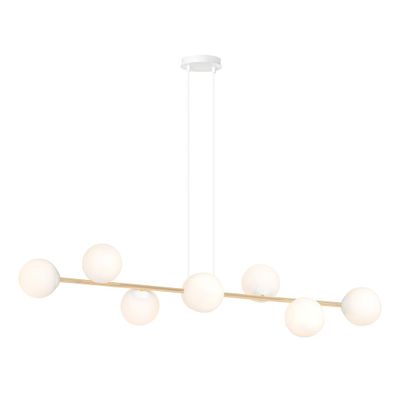 Emibig Lighting Taklampa GRAVITY 8 VIT GULD