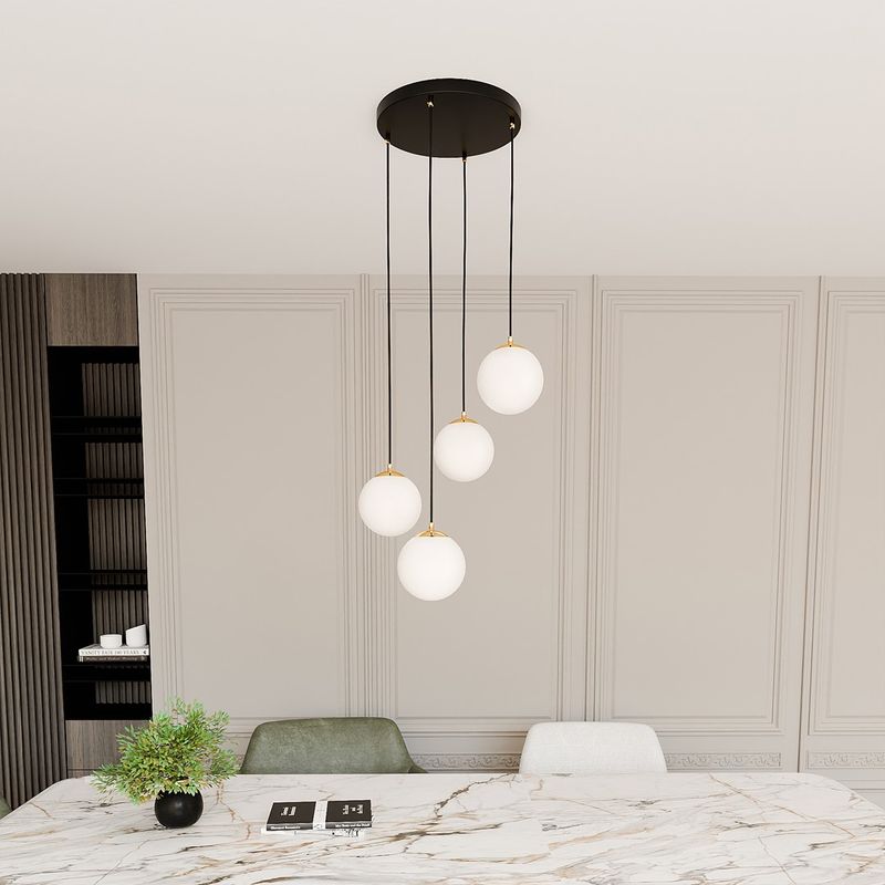 Emibig Lighting Taklampa ROYAL 4 BL