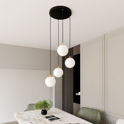 Emibig Lighting Taklampa ROYAL 4 BL